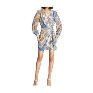 Yumi Kim Womens Mellow Wrap Dress Size XL Floral Paisley Print Long Sleeve